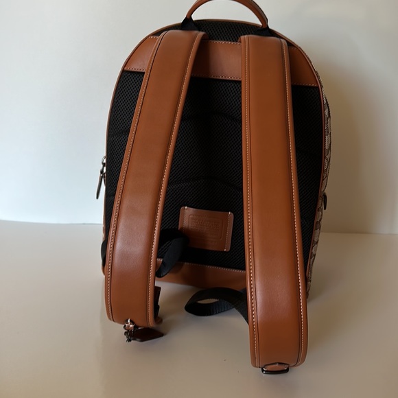 NWT Coach X Tom Wesselmann Charter Backpack Signature Textile Jacquard Purse Bag - Picture 8 of 12